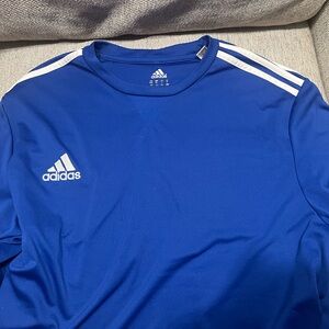 Adidas Men's Blue Sports Shirt